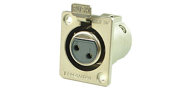 ■レセプタクル■XLRメス■2ピン■シルバー■パネル取付フランジタイプ■角型27mm【ご注意事項（3点）】1．個数明記のない商品は全て「1点」販売です。商品説明に明記するもの以外は付属しません。2．商品画像がリニューアル前の商品画像となっている場合等ございます。リニューアル前後の区別（商品バージョン等）が重要な商品については、前もってメールにてお問合せ下さい。3．商品画像には使用イメージが含まれます。また、写真撮影時の光の入り具合やモニターの発色によって多少お色味が異なる場合がございます。※上記に起因するご返品はお受けできませんのであらかじめご了承下さい。関連キーワード：BNC ケーブル ピン DMX MIDI Y チェッカー インサーション プロテクター ラップ ビデオ AV コンセント コネクター コネクタ XLR キャノン プレート ミニプラグ ステレオ スピコン パッチベイ バナナプラグ フォン レセプタクル 接点復活剤 kure 接点 復活 変換 アダプター スピーカー リール AES USB FIREWIRE イーサコン オプティカル コアキシャル デジタル RCA TRS コンポジット メス オス CANARE スネーク マルチ パッチ ケーブル・コネクター各種 コネクター XLR(キャノン)コネクター