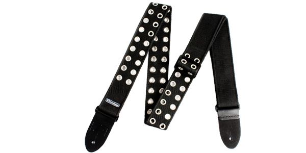 JIM DUNLOP(ジムダンロップ) ポリエステル製ストラップ D38-19BK GROMMET BLACK STRAP