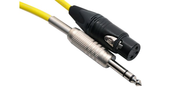 CANARE（カナレ） XLRメス-TRSフォン SPC02-B1 YELLOW