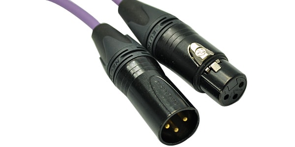 CANARE（カナレ） XLRメス-XLRオス(マイク) EC15B-PURPLE