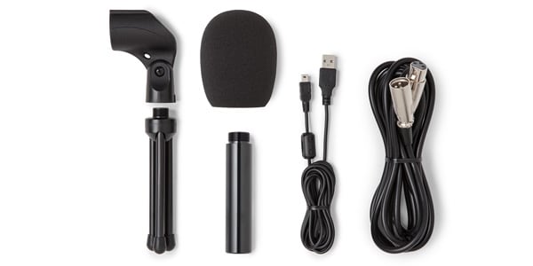 SAMSON（サムソン） ハンドマイクタイプ Q2U オーディオインターフェイス内蔵 USBマイク