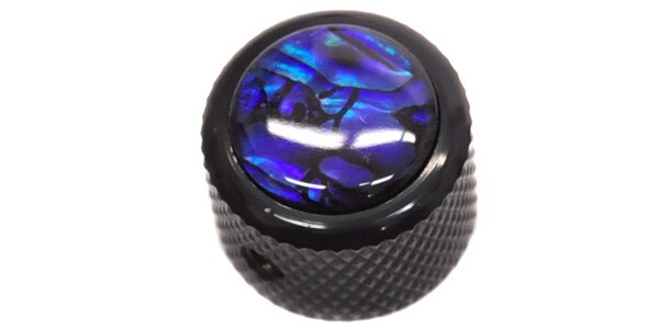 Rakuten - QPARTS（キューパーツ） コントロール/スイッチノブ Purple Abalone on Dome Knob Dark Black