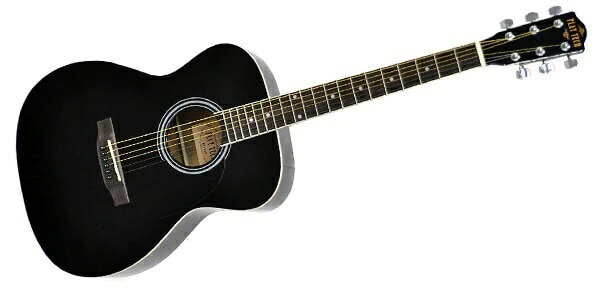 PLAYTECH(プレイテック) アコースティックギター ZS18 Black OMタイプ