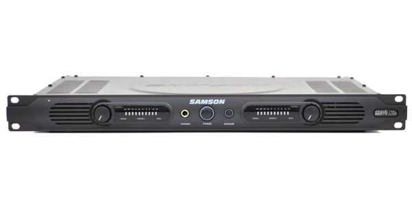 SAMSON（サムソン） 1U パワーアンプ Servo 120a　ステレオ・パワーアンプ