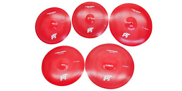 PLAYTECH（プレイテック） PLQ Reduce Volume Cymbal Red シンバルセット