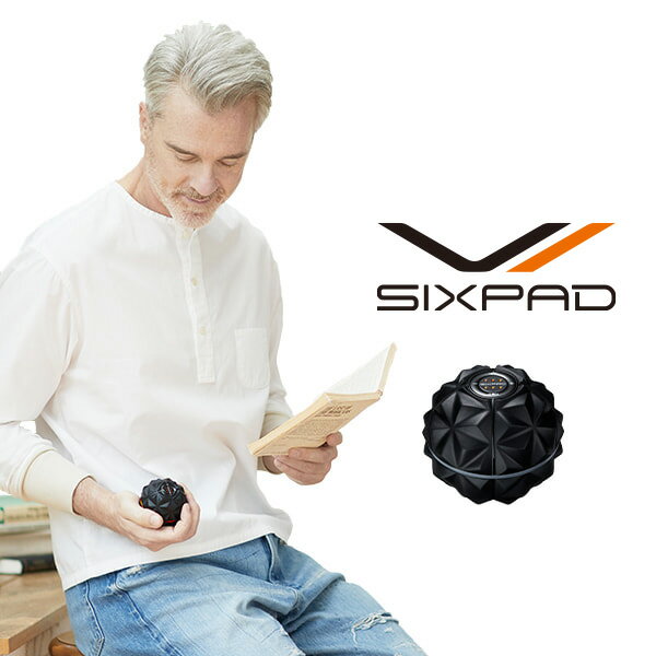 【公式】 ストレッチボール シックスパッド ハンドパルス SIXPAD Hand Pulse トレーニング ボール 振動 充電式 つまむ つかむ 持ち続け..