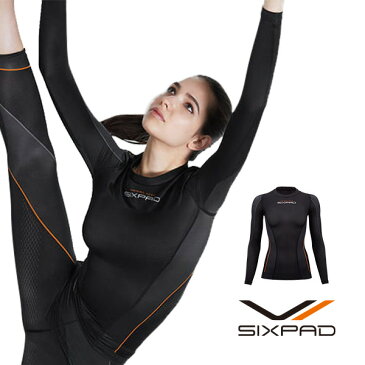 シックスパッド トレーニングスーツ ロングスリーブトップ(WOMEN) 【メーカー公式店】 MTG sixpad 大胸筋 トレーニングウェア インナー