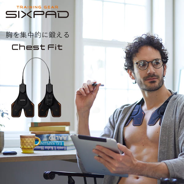 シックスパッド チェストフィット 【メーカー公式店】 MTG SIXPAD chest fit バスト EMS 大胸筋 筋肉 筋トレ 胸 トレーニング 正規品 3MCP D23L06_RS