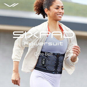 【11/1より価格改定】 シックスパッド パワースーツ コアベルト SIXPAD Powersuit Core Belt トレーニング 腹筋 脇腹 背筋 筋トレ ジェルシート EMS ボディメイク ウエスト 長渕剛 シェイプアップ PS2206