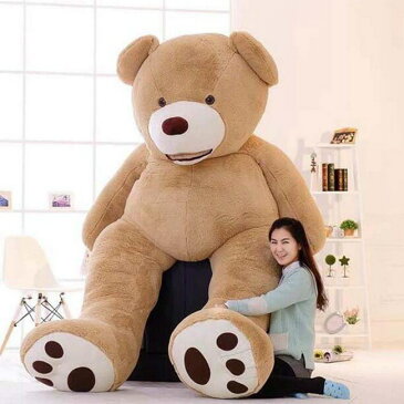 超特大 くま ぬいぐるみ 260cm 2.6M クマ　熊 テディベアー 大きいクマ抱き枕　ふわふわぬいぐるみ　お祝いプレゼント ホワイトデー　送料無料