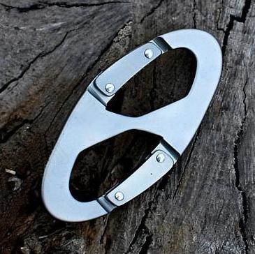 8の字 カラビナ シルバー アルミ 軽量 防水 耐摩 高強度 耐久 小型 キーホルダー 登山 トレッキング 釣り スポーツ アウトドア Mt.happy/マウントハッピー通販格安セール情報 楽天 通販