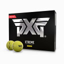 ピーエックスジー(PXG) ゴルフボール Xtreme Tour Golf Ball Yellow イエロー 1ダース(12球入) GB-JP-DOZ-XTTR-YEL