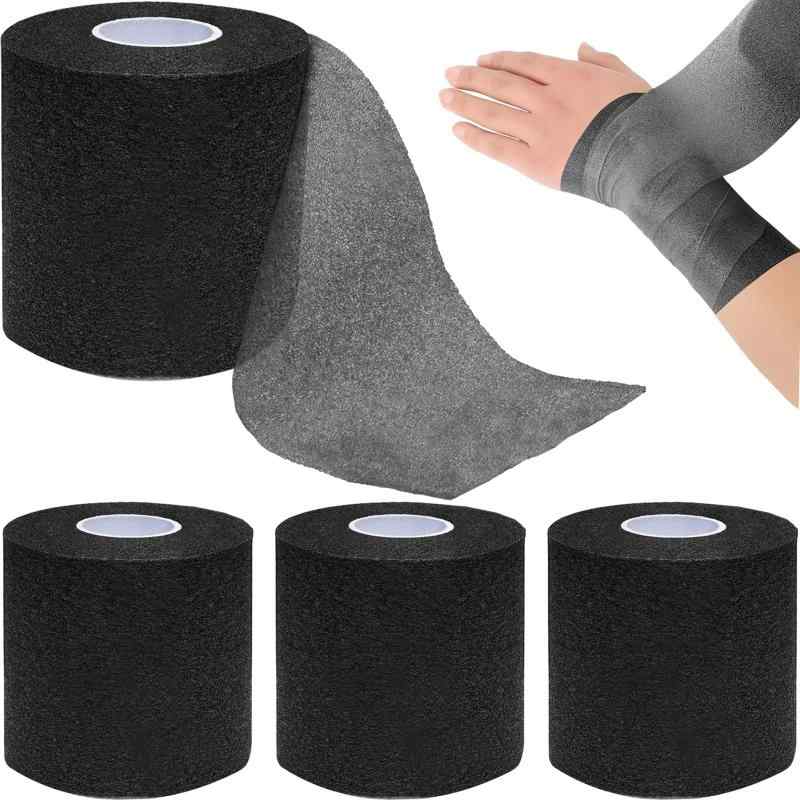 テープテーピング 4巻入 運動泡 7cmx27m