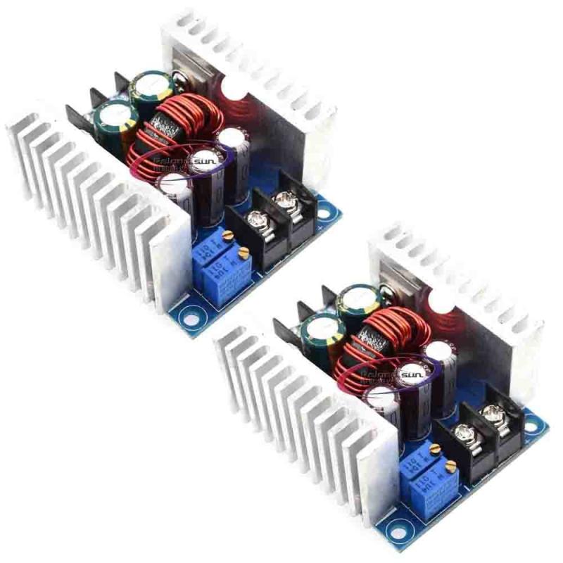 2pcs Constant Current CC CV Buck Converter Module DC 6-40V to 1.2-36V 20A 300W Adjustable Step Down Voltage Regulator Power Sup