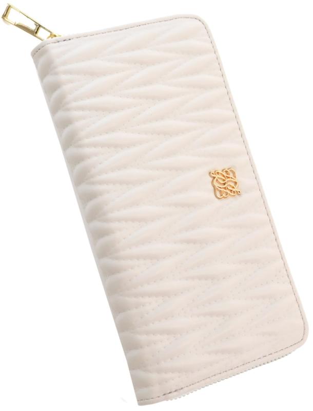 [アルトローズ] 長財布 財布 カード入れ 大容量 収納 L字ファスナー キルティング 可愛い ロージア