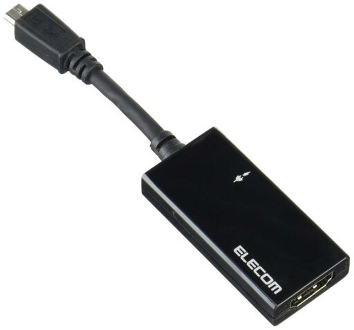 ELECOM MHL変換アダプタ Galaxy非対応 DH-MHLAD01BK ELECOM MHL変換アダプタ Galaxy非対応 DH-MHLAD01BK