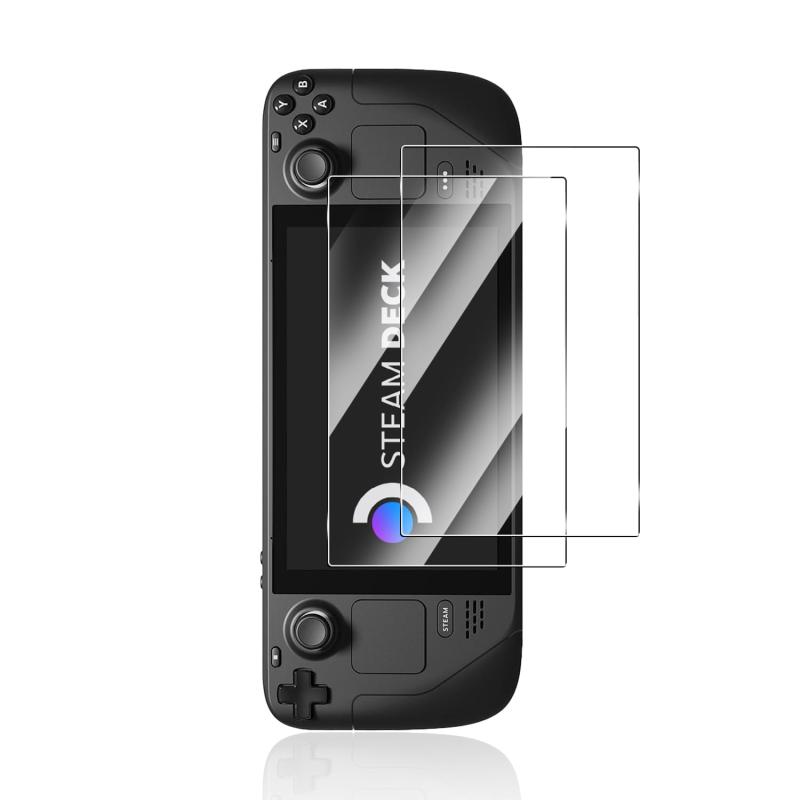 【強化モデル】Steam Deck/Steam Deck OLED ガラスフィルム用 Sungale 2枚入り Steam Deck 画面 保護フィルム 硝子素材 9H 硬度 2.5Dラウンドエッジ加工 Steam Deck OLED 液晶保護フィルム