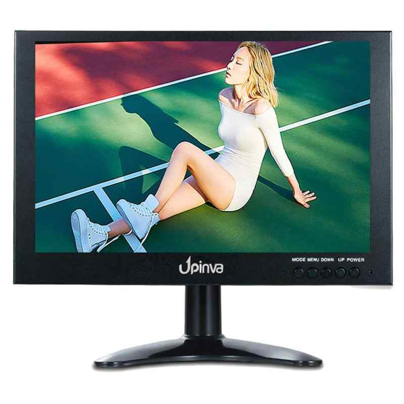 10.1インチ IPS 小型 モニター 全視野 監視モニター 1280x800HD ディスプレイ USB HDMI VGA AV BNC接続 防犯CCTVモニター スピーカー内蔵 リモコン付き 日本語がある