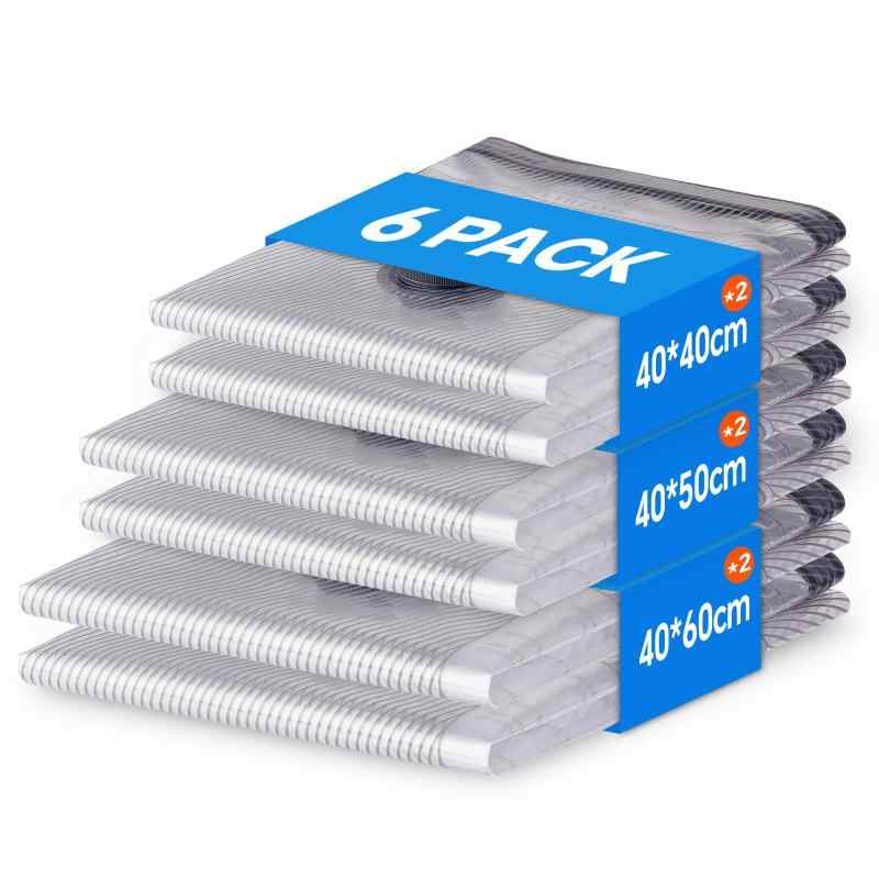 Vacbird 旅行用圧縮袋 多枚入 衣類 圧縮袋 USB給電 電動ポンプ付き 服 収納 旅行 引越し 出張 衣類整理..