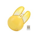 Gugxiom M6 ワイヤレスマウス ピンク マウス 無線,2.4GHz ウサギマウス USB無線マウス,小型 軽量 乙女 可愛い 無線マウス 人体工学,DPI1200 WindowsXP/Vista/7/8/10/11対応
