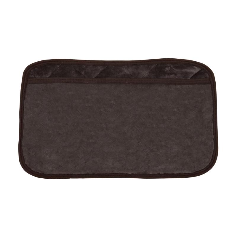 ファイン 吸湿 発熱 ぽかぽか 足用 敷パッド 防寒 冬 冷え対策 電源不要 デスク下 （ブラウン） FIN-1105