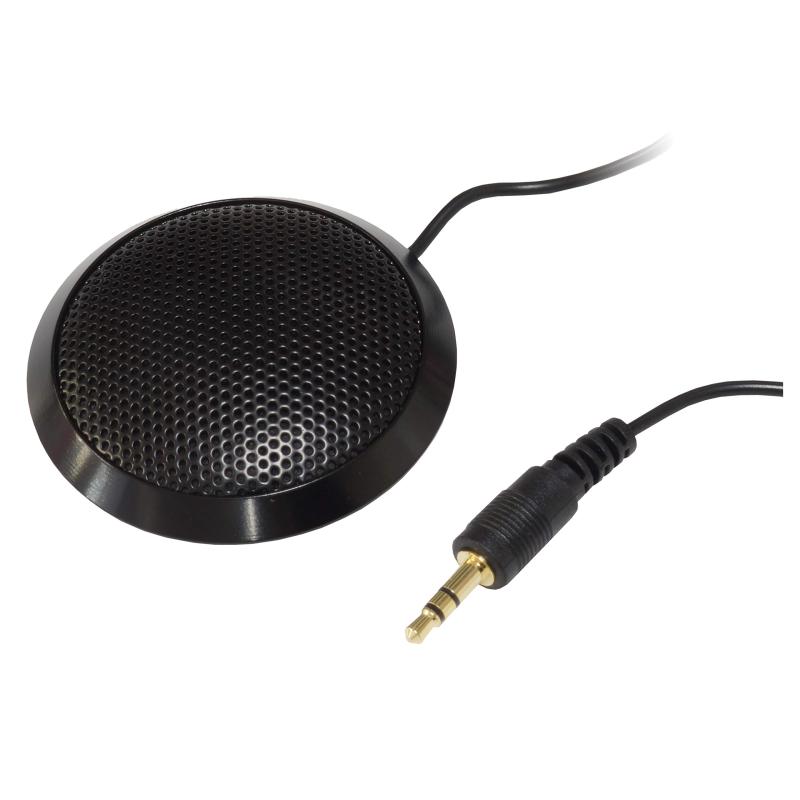 KOYOKOMA フラット型 PCマイク 3.5mm 全指向性パソコン コンパクト 小型 Skype通話 インターネット通話 ケース 付き