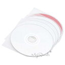 CD/DVD 紙ジャケット用 収納袋ケース内袋(白色ビニール)丸型保護袋 CDスリーブ 厚口0.08mm 静電防止素材