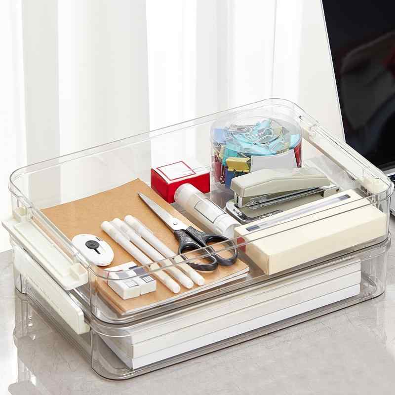 ZASA透明収納ボックス A4サイズ対応(3)