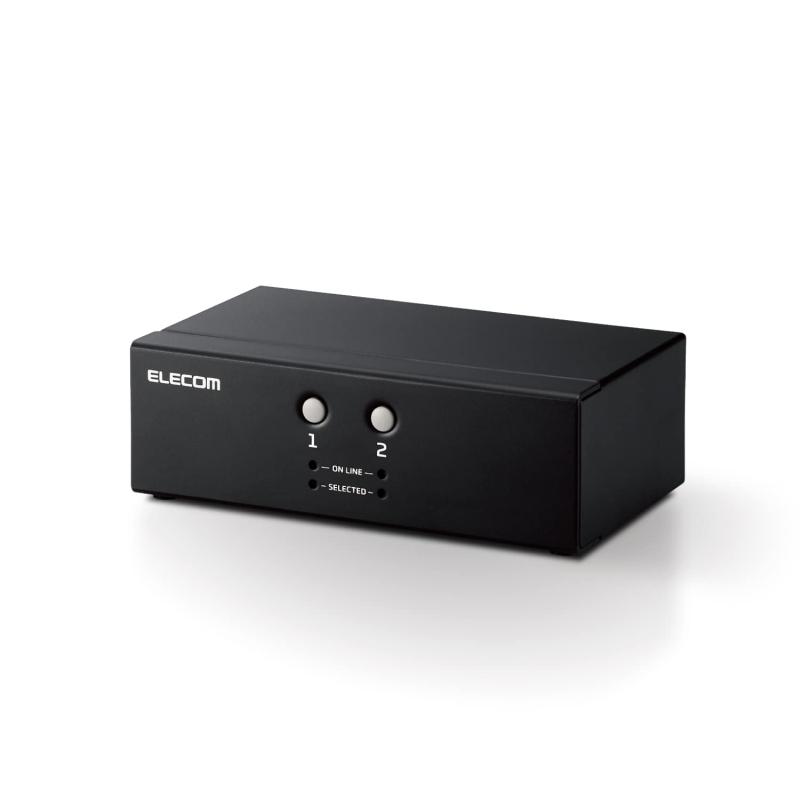 エレコム パソコン切替器 VGA対応 エミュレーション機能搭載 KVM-NVXSNシリーズ