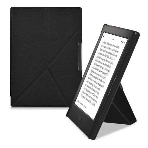 kwmobile カバー Kobo Aura H2O Edition 1対応 ケース - 電子リーダー PUレザー 電子書籍 保護ケース 黒色 kwmobile カバー Kobo Aura H2O Edition 1対応 ケース - 電子リーダー PUレザー 電子書籍 保護ケース 黒色
