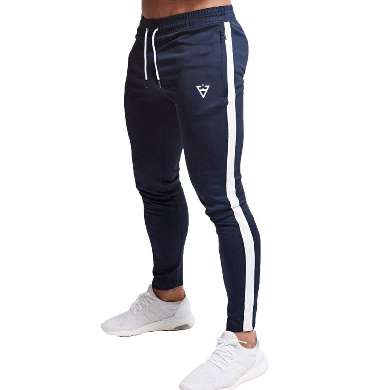 [Manatsulife] メンズ ライン入り ジョガーパンツ スウェットパンツ トレーニングパンツ ジム フィット..