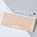 K1000 USB有線キーボード ミニ 英語配列78キー 静音 小型 薄型 コンパクト テンキーなし メンブレン USB接続 1.5mコード付き PC/ノートパソコン/コンピュータ Windows Macに対応(2)