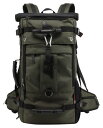 KAKA アウトドア 登山用バッグ 40L オックスフォード ブラック