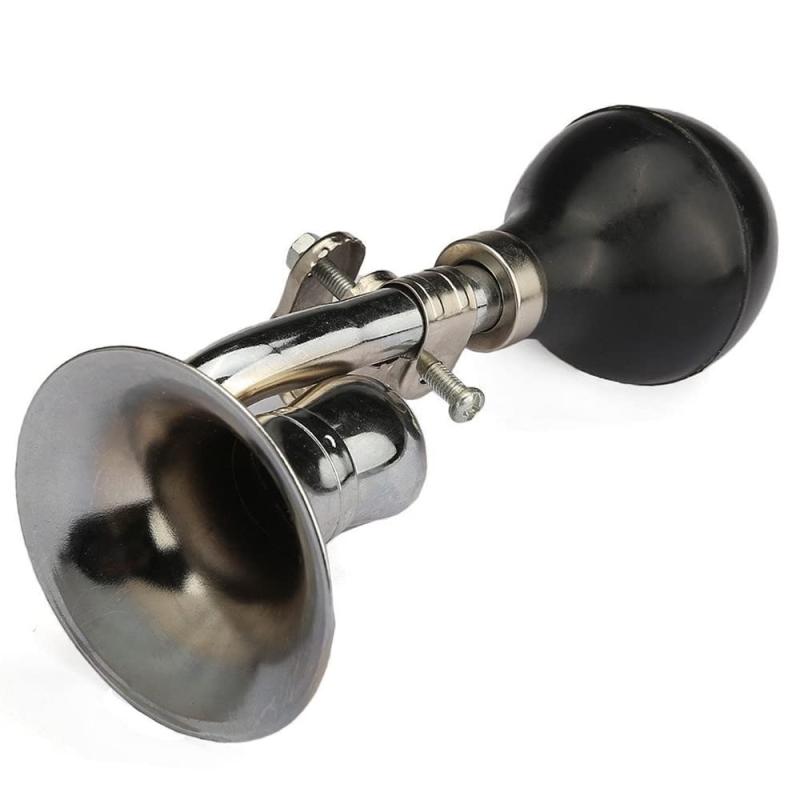 LAXIR 自転車ホーン 1個セ バイク自転車ベル 自転車ラッパ マウンテンバイク用ホーン レトロ ベル ラッパホーン 大音量 ハンドルに簡単に取り付け（渦巻き）(4)