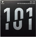 ヴィクタス(VICTAS) 卓球 ラバー VO>101 ハイエナジーテンション表ソフト レッド/ブラック 020202(4)
