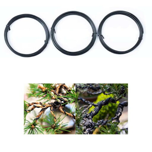 YACHUN 盆栽用 針金 園芸用アルミ線 ワイヤー 針金 3個セット 1mm/1.5mm/2mm 長さ各5m アクセサリー ビーズ手芸 園芸 盆栽用 結束 家庭菜園 やわらか針金 (ブラック) YACHUN 盆栽用 針金 園芸用アルミ線 ワイヤー 針金 3個セット 1mm/1.5mm/2mm 長さ各5m アクセサリー ビーズ手芸 園芸 盆栽用 結束 家庭菜園 やわらか針金 (ブラック)