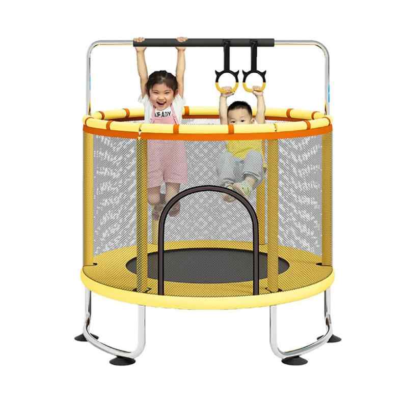 トランポリン 屋内 家庭用 子供と大人に適し 高さ調節可能 保護ネット付き 静音設計 耐荷重200k 吊り下..