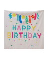 バースデークロス バナー 背景布 壁紙 タペストリー パーティー 誕生日 デコレーション 装飾 ベビー キッズ 子供 スローガングラフィック ポリエステル