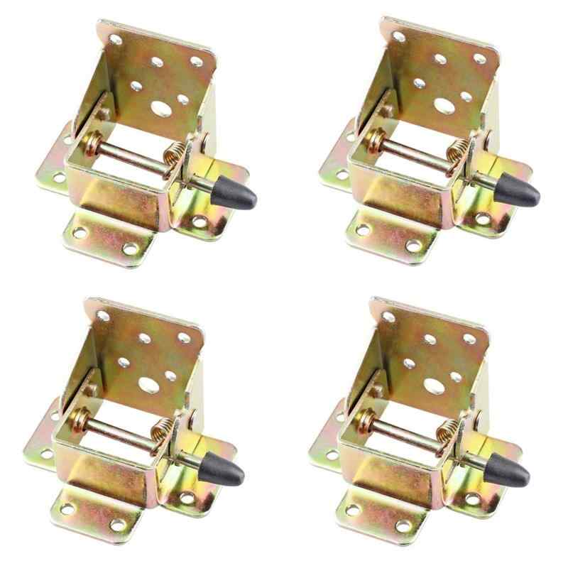 (アウプル) 折りたたみ テーブル 天板 脚 接続用 金具 4個セットDIY オリジナル テーブル 製作 部品 補..