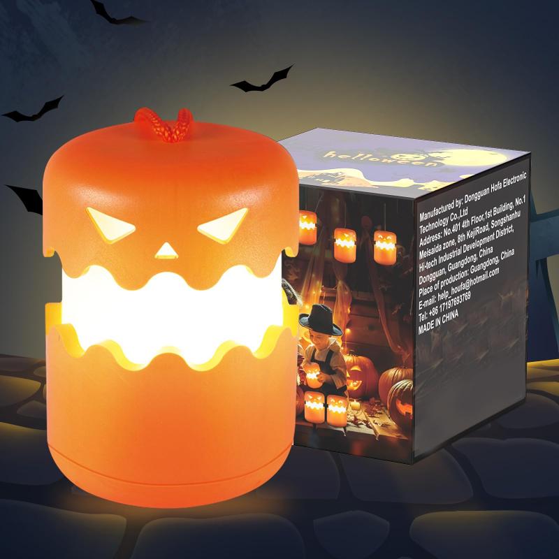 SHANHE ハロウィン 飾り 装飾 カボチャライト パンプキンランタン LED しっかり光る 充電式 子供 置物 ランプ 装飾ライト 飾り付け ロップ付き ハロウィングッズ ギフト プレゼント