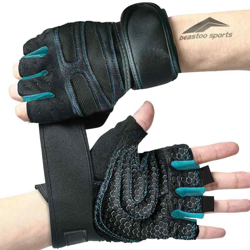 beastoo sports トレーニンググローブ 筋トレ ウェイトリフティング ベンチプレス ダンベルプレス 腕立て伏せ ジム ワークアウト トレーニング スポーツ リストラップ 手首固定 男女兼用 2019年