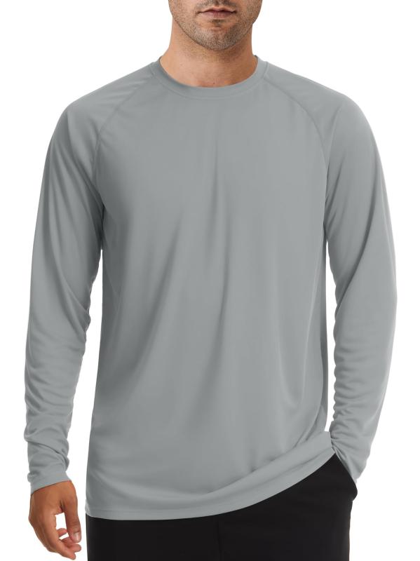 [レコーン] ラッシュガード メンズ 長袖 水着 UVカット UPF50+ スイムウェア スポーツ シャツ スイム サーフィン マリンスポーツ ビーチ 水陸両用 ストレッチ 大きいサイズ 吸汗速乾 接触冷感