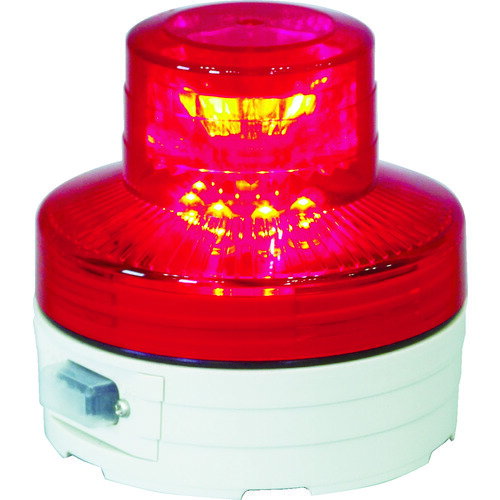 日動 電池式LED回転灯ニコUFO 常時点灯タイプ 赤 NU-AR [4937305040935]●電池式なので配線が不要です。●マグネット付なので設置が簡単です。●LEDを採用しています。●農機や大型機械・工場内の簡易安全表示に。●色：赤●径(mm)：76●高さ(mm)：75●LED数(個)：8●電源：単3乾電池×2本●タイプ：常時点灯●閃光数：72回/分●保護等級：IP55●回転数：318回/分●スイッチ仕様：ON/OFFシーソースイッチ●カバー:アクリル樹脂●本体:ABS樹脂●単3乾電池×2本型番：4937305040935Barcode：4937305040935[検索キーワード]DIY 工具 業務 産業用 建築 建設用 作業灯 その他工場 nts_cat03MTK Shop