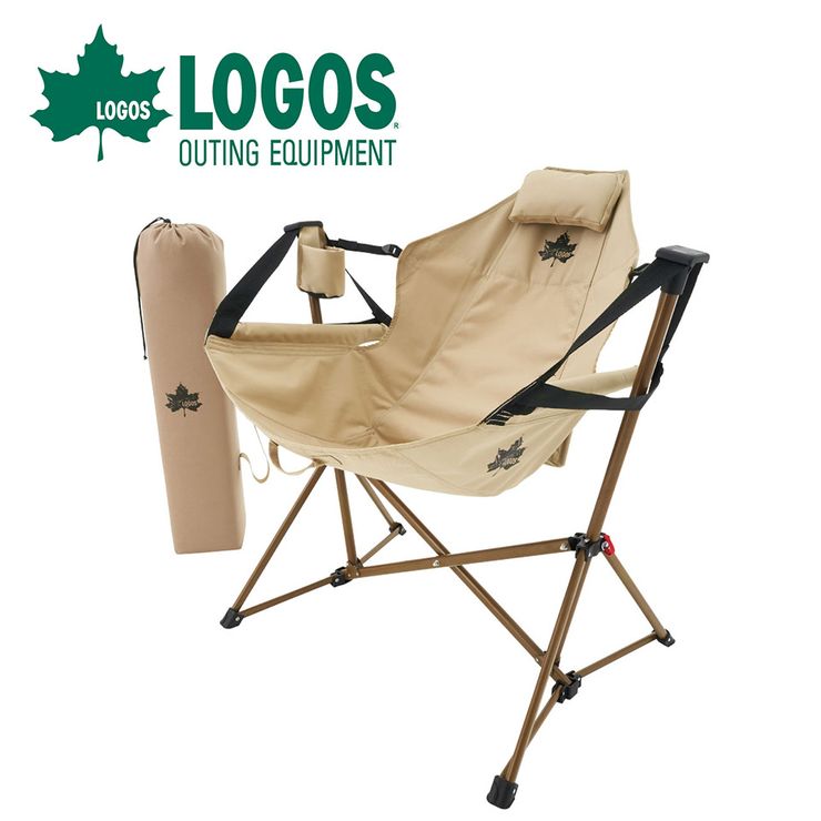 LOGOS ロゴス Tradcanvas ゆらゆらハンモックチェア アウトドアチェア 自立式 折りたたみ ハンモック 椅子 イス 73173159 KNS
