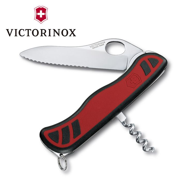 【国内正規品】【カタログ非掲載品】 ビクトリノックス Victorinox アルピニアグリップ レッド／ブラッ..