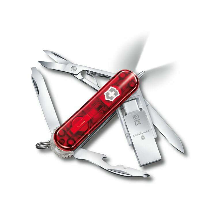 【国内正規品】 ビクトリノックス VICTORINOX ミッドナイトマネージャー@work32GB 4.6336.TG32 マルチツール アウトドア アウトドアギア 【送料無料】 VX KNS 1