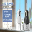 【正規品】口腔洗浄器 ジェットウォッシャー 2025最新 歯科先生監修 コードレス口腔洗浄機 コンパクト ジェットウォッシャー 替えノズル 風呂 口腔ケア 30...