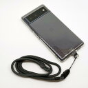 PETASUTO スマホストラップホルダー 30セット ベーシックブラック+ネックストラップ 丸紐ダークグレー 30セット KPS-001-30 スマホストラッ...