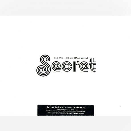 【送料無料/クリックポスト】【K-POP・女性グループ】Secret - 2nd Mini Album - Madonna (韓国盤) [Import]/K-POP/韓流/韓ドラ/送料無料/クリックポスト発送