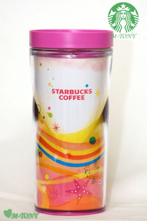 Starbucks スターバックスウェーブタンブラーサマーピンク350ml(12oz) ☆ スタバ/タンブラー/スタバタンブラー/スタバマグ/マグカップ/クリスマス/バレンタイン/ハロウィン